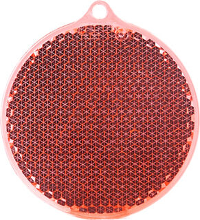 Heiastin pyöreä 55x61mm punainen